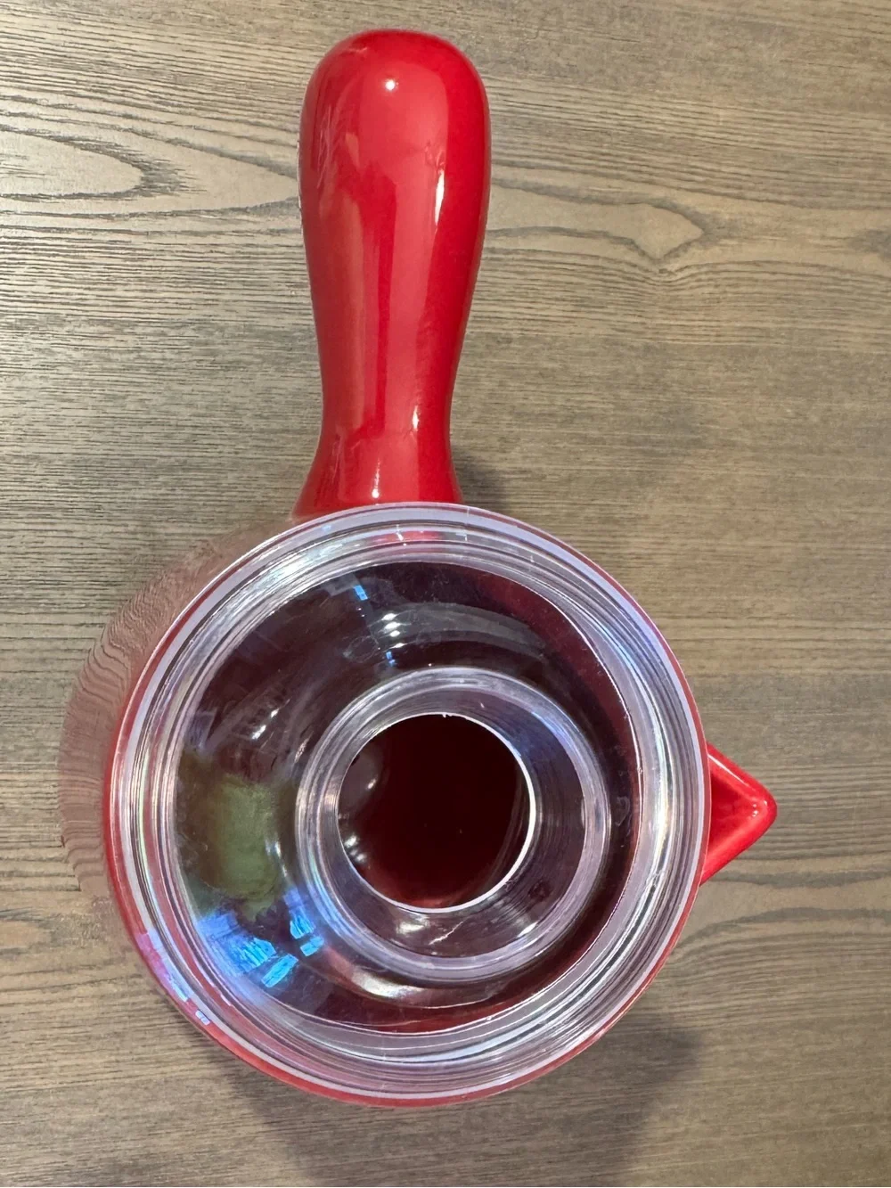 William Sonoma Bonjour Cranberry Red Hot Chocolate' Ceramic Pot Pitcher with Lid